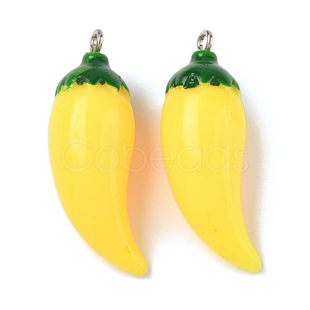 Opaque Acrylic Pendants OACR-Z031-01P-02-1