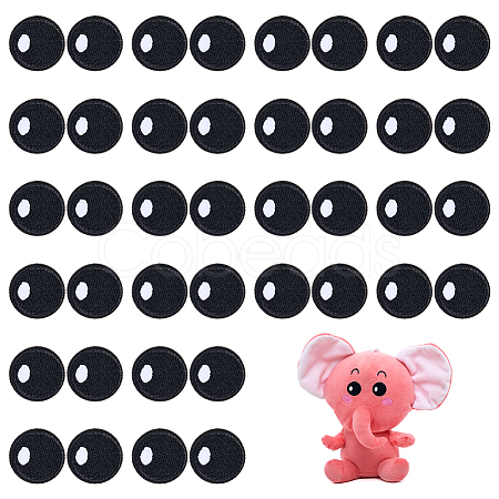 20 Pairs Eye Appliques DIY-PH0035-13D-1