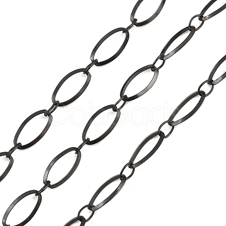 304 Stainless Steel Oval Link Chains CHS-P007-16EB-1