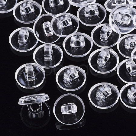 Transparent AS Plastic Charm Base Settings X-FIND-T064-011-1