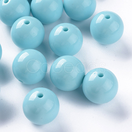 Opaque Acrylic Beads MACR-S370-C20mm-A07-1