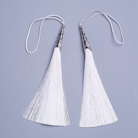 Polyester Tassel Big Pendant Decorations FIND-E018-A25-1