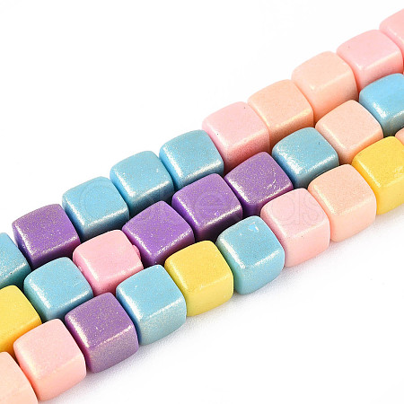 Handmade Polymer Clay Beads Strands CLAY-N013-25A-05-1