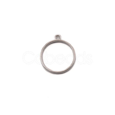 Zinc Alloy Open Back Bezel Pendants FIND-WH0094-48P-1