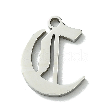 Non-Tarnish 201 Stainless Steel Pendants STAS-B055-01P-C-1