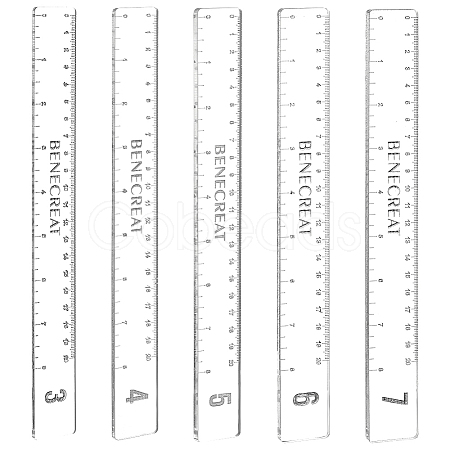10Pcs 5 Style Acrylic Clay Depth Guides TOOL-WH0159-40-1
