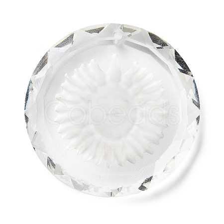 Transparent Glass Pendants GLAA-Q090-03-1
