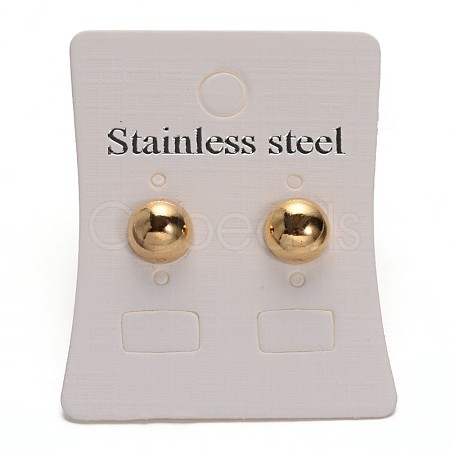 304 Stainless Steel Dangle Stud Earrings EJEW-M040-15-1