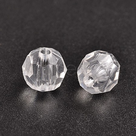 Transparent Acrylic Beads DB6mmC01-1