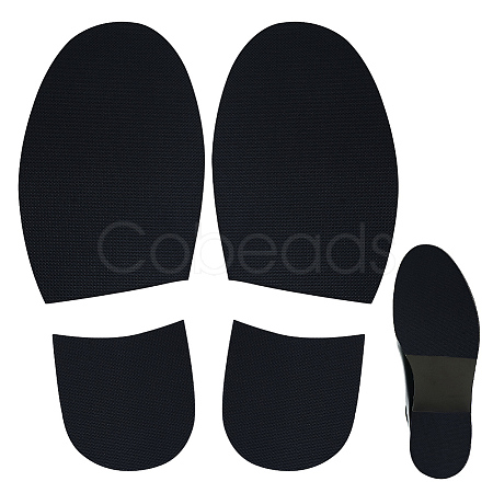 2 Pair 2 Styles Skid Rubber Shoes Bottom FIND-GA0003-82-1