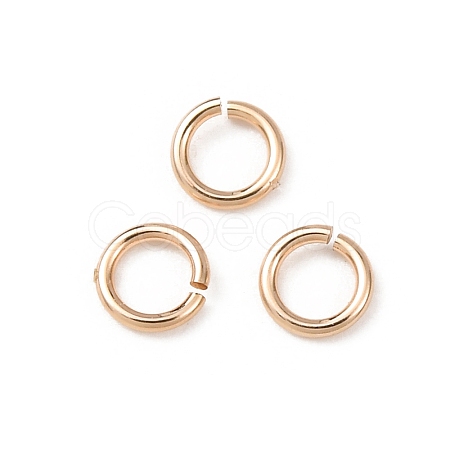1/20 14K Gold Filled Open Jump Rings KK-G164-03G-04-1