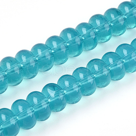 Imitation Jade Glass Beads GLAA-ZX008-8mm-17H-1