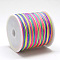 Nylon Thread, Chinese Knotting Cord, Colorful, 1mm, about 284.33 yards(260m)/roll