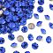 Preciosa&reg MAXIMA Crystal Round Stones, Czech Crystal, Dura Foiling, Round(431 11 615 Chaton), 30050 Sapphire, SS10/PP21(2.7~2.9mm)