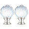 Glass Lamp Shade Light Bulb Clip Lampshade Adapter, Round, Clear, 44x30mm, Hole: 5mm, Package: 89x88x34mm