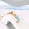 Fashion Tin Alloy Enamel Initial Pendant Necklaces NJEW-BB20973-J-5