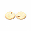 201 Stainless Steel Stamping Blank Tag Pendants STAS-T058-8mm-G-3