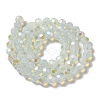 Imitation Jade Glass Beads Strands EGLA-A035-J8mm-L06-2