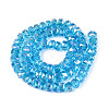 Electroplate Glass Beads Strands EGLA-T021-20G-2