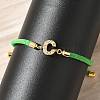 Adjustable Nylon Cord Bracelets BJEW-C096-01G-03-3