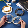 300 Circles 3 Colors Carbon Steel Memory Wire TWIR-FW0001-02-5