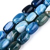 Natural Agate Beads Strands G-N356-02B-09-1