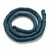 Handmade Polymer Clay Bead Strands X-CLAY-T002-6mm-53-2