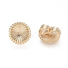 Brass Ear Nuts KK-L198-008LG-2