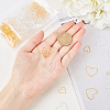 Brass Linking Rings KK-CA0001-17-3