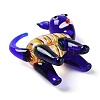 3D Dog Handmade Lampwork Display Decoration DJEW-C012-11-3