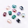 Electroplated Glass Beads EGLA-H002-A-M-1