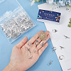 100Pcs 4 Styles Tibetan Style Alloy Toggle Clasps FIND-SC0008-04-3
