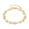 Brass Link Chain Bracelets for Women BJEW-A090-06B-G-4