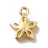 Brass Cubic Zirconia Flower Charms KK-O141-01G-04-2