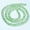 Electroplate Glass Beads Strands EGLA-A034-T10mm-B17-2
