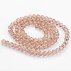 Transparent Glass Bead Strands GLAA-G013-6mm-90-2