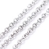 Tarnish Resistant 304 Stainless Steel Cable Chains CHS-F006-02A-P-2