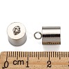 Tarnish Resistant Smooth Surface 201 Stainless Steel Cord Ends STAS-R063-95-3
