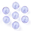 Transparent Blow High Borosilicate Glass Globe Beads GLAA-T003-09B-3