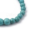 Natural & Synthetic Gemstone Beaded Stretch Bracelets BJEW-JB05414-4