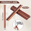 Waxed Round Wooden Sticks WOOD-OC0004-01B-2