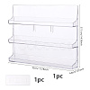 3 Tier Acrylic Wall Mounted Display Riser Stands for Car Toys ODIS-WH0043-215A-2