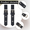 6 Pairs PU Leather Sew-On Toggle Buckles DIY-GF0012-87B-6