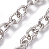 Tarnish Resistant 304 Stainless Steel Cable Chains CHS-L020-040P-1
