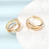 Brass Hoop Earrings for Women KK-CBA341B-12G-4