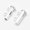 Sterling Silver Slide Lock Clasps STER-K035-01-2
