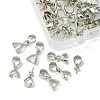 40Pcs 4 Styles Brass Ice Pick Pinch Bails KK-FS0001-24-3