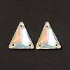 Triangle Shape Sew on Rhinestone GLAA-A024-06C-001LA-1