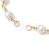 Handmade Brass Link Chain Bracelet Making AJEW-JB01150-22-2