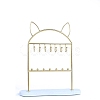 Marble Pedestal with Iron Jewelry Holder PW-WGE3854-02-1